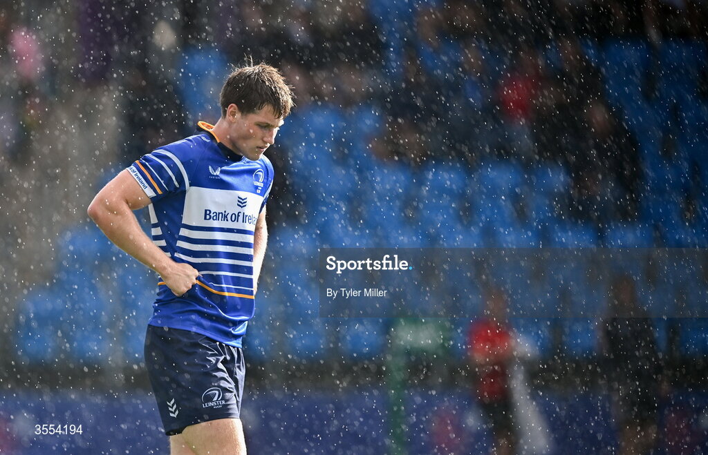 30 August 2026; Tadg Young of Leinster during the PwC U19 InterProvincial Championship match between Leinster and Munster at Energia Park in Dublin. Photo by Tyler Miller/Sportsfile