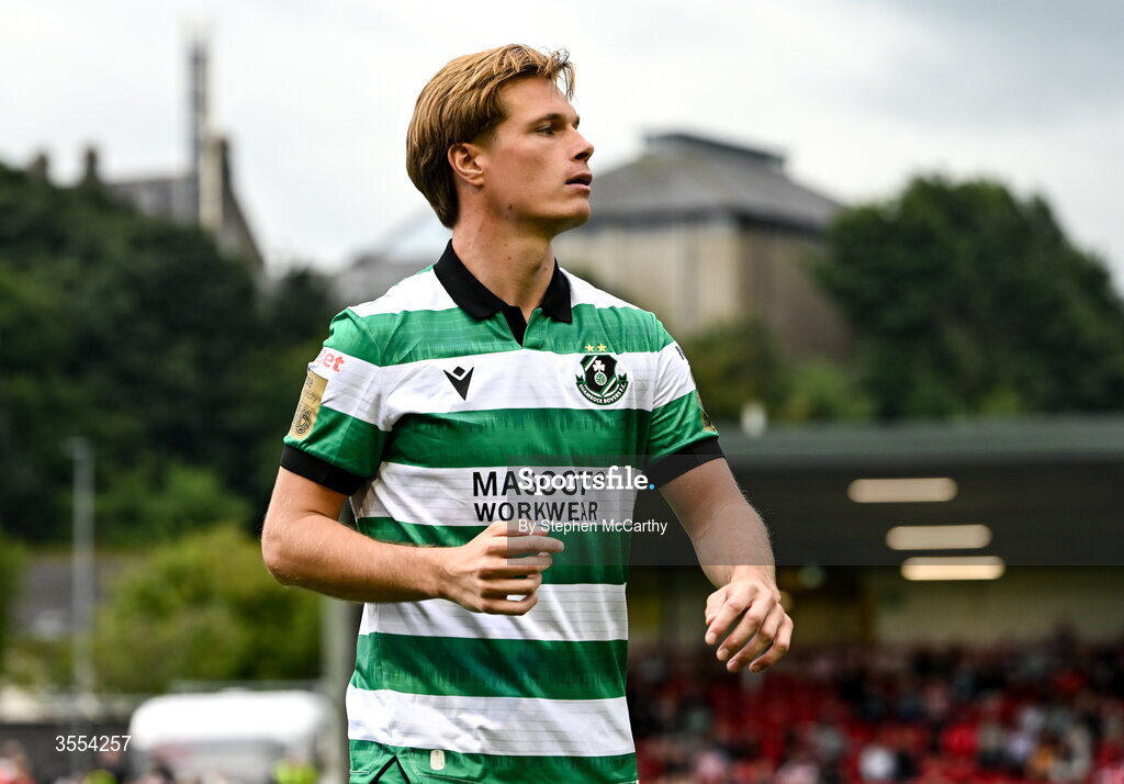 30 August 2026; Daniel Cleary of Shamrock Rovers after the SSE Airtricity Men’s Premier Division match between Derry City and Shamrock Rovers at The Ryan McBride Brandywell Stadium in Derry. Photo by Stephen McCarthy/Sportsfile