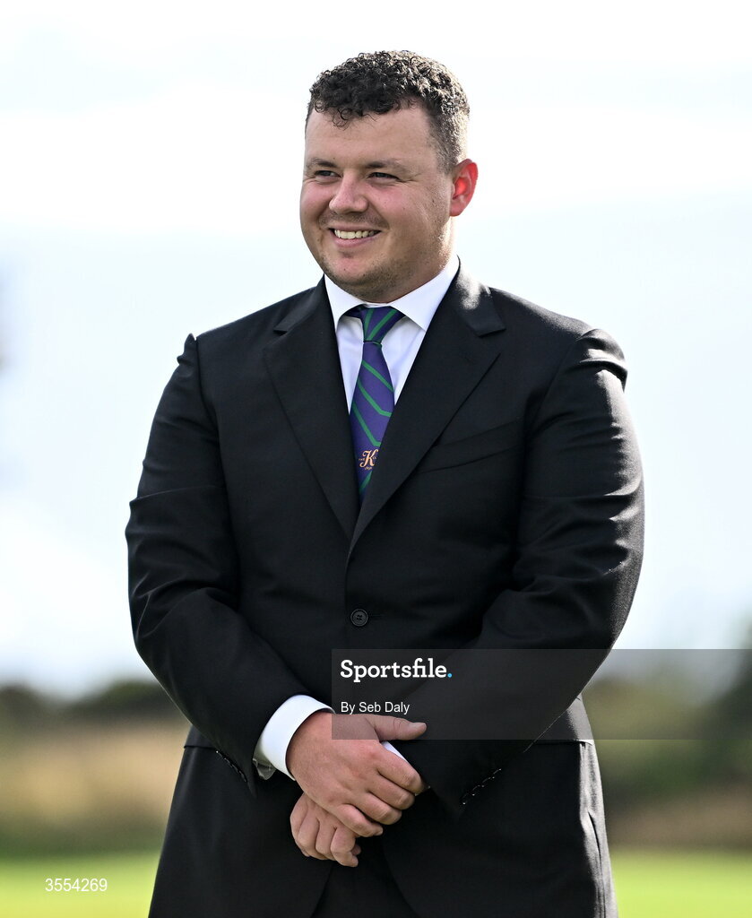 30 August 2026; MJ Fetherston, son of K Club owner Michael Fetherston, during day four of the 2026 KPMG Women’s Irish Open Golf Championship at The K Club in Straffan, Kildare. Photo by Seb Daly/Sportsfile