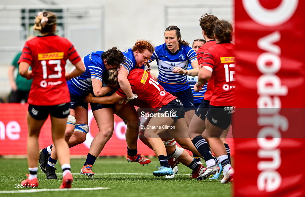 29 August 2026; Caoimhe Molloy of Leinster during the Vodafone Womens Interprovincial Championship final match between Munster and Leinster at Dexcom Stadium in Galway. Photo by Shauna Clinton/Sportsfile