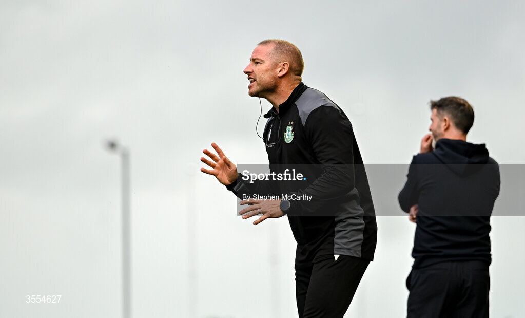 30 August 2026; Shamrock Rovers assistant coach Glenn Cronin during the SSE Airtricity Men’s Premier Division match between Derry City and Shamrock Rovers at The Ryan McBride Brandywell Stadium in Derry. Photo by Stephen McCarthy/Sportsfile
