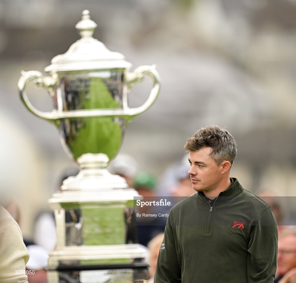5 September 2026; Stuart Grehan of Great Britain and Ireland during the foursomes matches on day one of the 51st Walker Cup at Lahinch Golf Club in Lahinch, Clare. Photo by Ramsey Cardy/Sportsfile