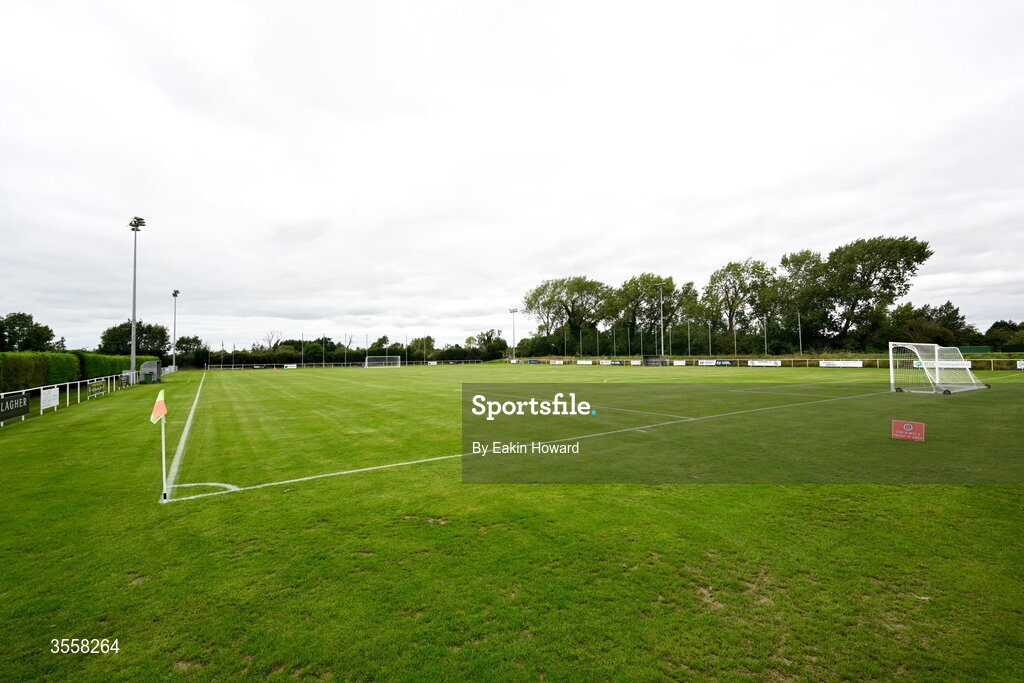 5 September 2026; A general view of Copper Face Jacks Park before the FAI National League match between Lucan United and Mervue United at Copper Face Jacks Park in Dublin. Photo by Eakin Howard/Sportsfile