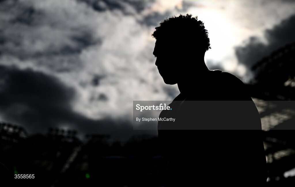 5 September 2026; Adam Olaniyan before his heavyweight bout with Matej Hudak at the Once Upon A Time fight night in Croke Park, Dublin. Photo by Stephen McCarthy/Sportsfile