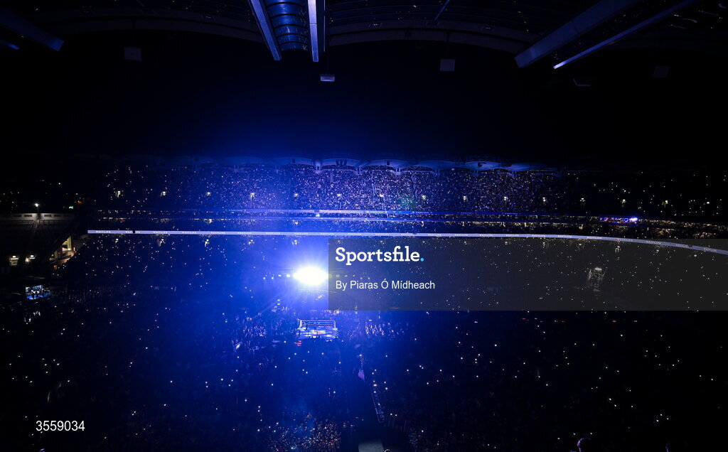 5 September 2026; A general view ahead of the undisputed super lightweight championship fight between Katie Taylor and Flora Pili at the Once Upon A Time fight night in Croke Park, Dublin. Photo by Piaras Ó Mídheach/Sportsfile