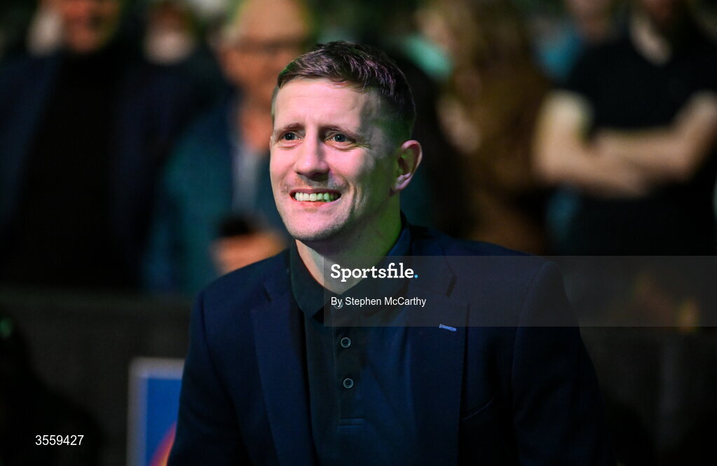 5 September 2026; Former Ireland amateur boxer Eric Donovan ahead of the undisputed super lightweight championship fight between Katie Taylor and Flora Pili at the Once Upon A Time fight night in Croke Park, Dublin. Photo by Stephen McCarthy/Sportsfile