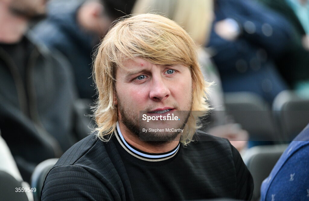5 September 2026; UFC fighter Paddy "The Baddy" Pimblett in attendance ahead of the undisputed super lightweight championship fight between Katie Taylor and Flora Pili at the Once Upon A Time fight night in Croke Park, Dublin. Photo by Stephen McCarthy/Sportsfile