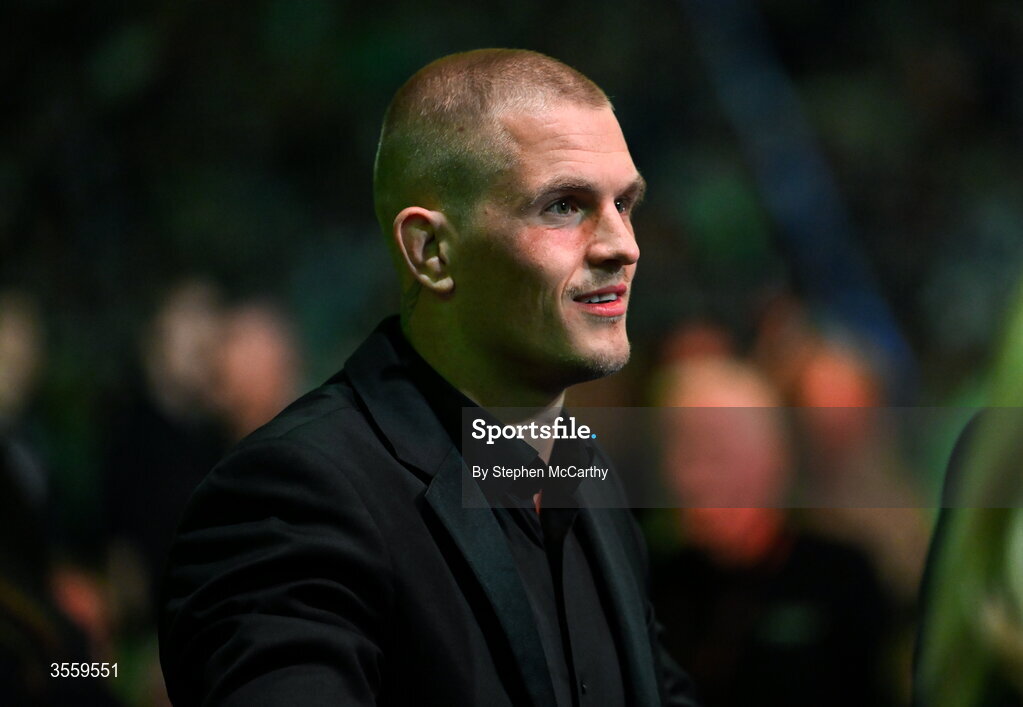 5 September 2026; UFC fighter Ian Machado Garry ahead of the undisputed super lightweight championship fight between Katie Taylor and Flora Pili at the Once Upon A Time fight night in Croke Park, Dublin. Photo by Stephen McCarthy/Sportsfile