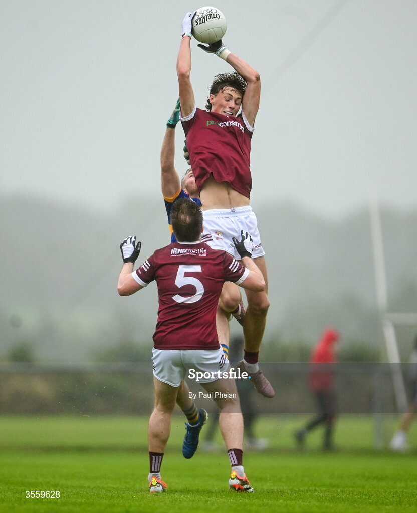 6 September 2026; Kobe McDonald of Crossmolina Deel Rovers during the Connacht Gold Senior Club Championship Group 3 match between Crossmolina Deel Rovers of Mayo and Mayo Gaels of Mayo at Charlestown Sarsfields GAA, Fr O'Hara Park, Charlestown in Mayo. Photo by Paul Phelan/Sportsfile