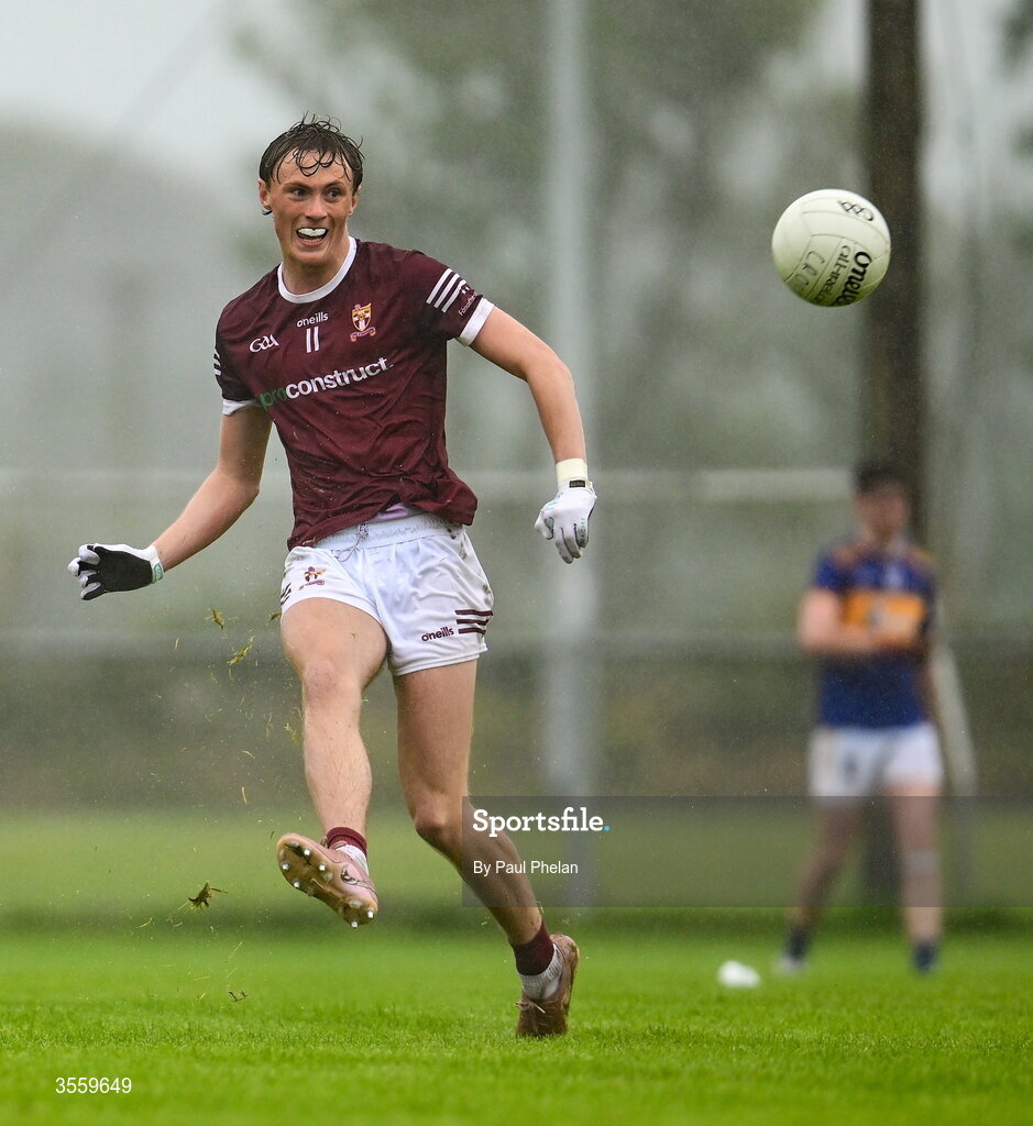 6 September 2026; Kobe McDonald of Crossmolina Deel Rovers during the Connacht Gold Senior Club Championship Group 3 match between Crossmolina Deel Rovers of Mayo and Mayo Gaels of Mayo at Charlestown Sarsfields GAA, Fr O'Hara Park, Charlestown in Mayo. Photo by Paul Phelan/Sportsfile