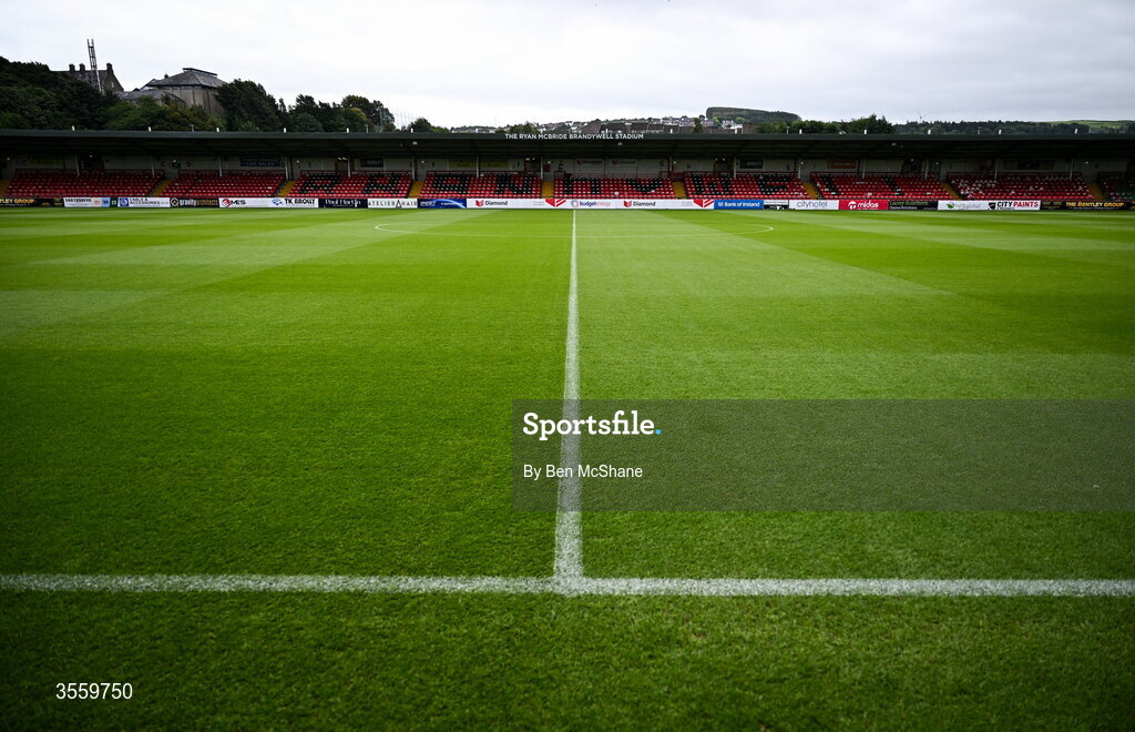 6 September 2026; A general view of Ryan McBride Brandywell Stadium before the Club Orange Men’s FAI Cup quarter-final match between Derry City and Dundalk at The Ryan McBride Brandywell Stadium in Derry. Photo by Ben McShane/Sportsfile