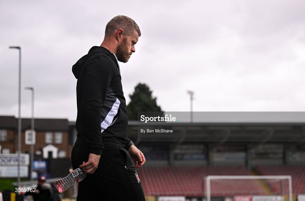 6 September 2026; Daryl Horgan of Dundalk before the Club Orange Men’s FAI Cup quarter-final match between Derry City and Dundalk at The Ryan McBride Brandywell Stadium in Derry. Photo by Ben McShane/Sportsfile
