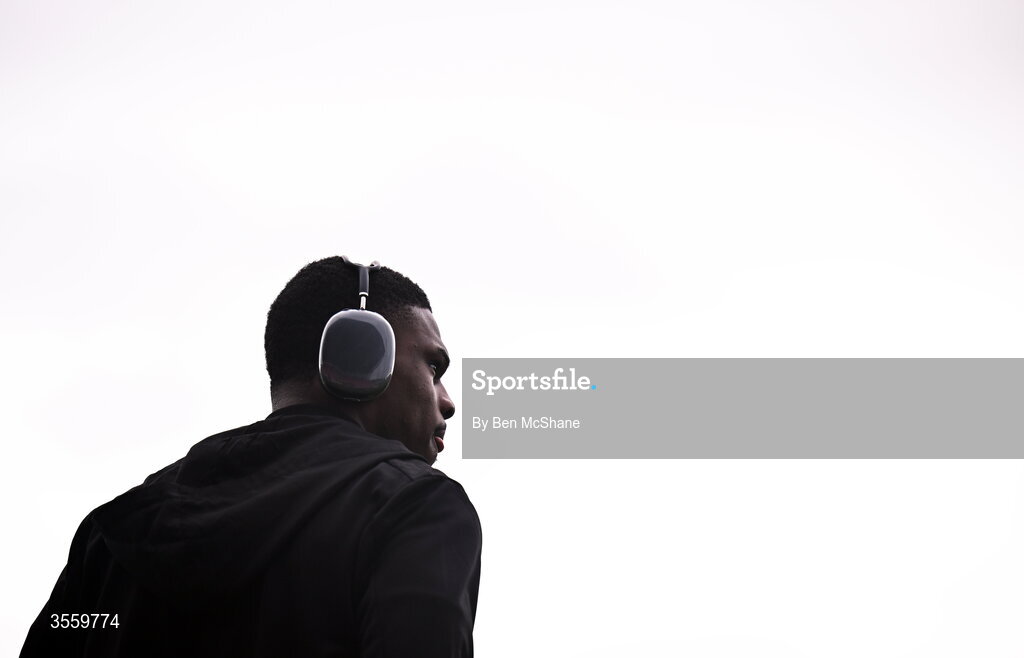 6 September 2026; Mayowa Animasahun of Dundalk before the Club Orange Men’s FAI Cup quarter-final match between Derry City and Dundalk at The Ryan McBride Brandywell Stadium in Derry. Photo by Ben McShane/Sportsfile