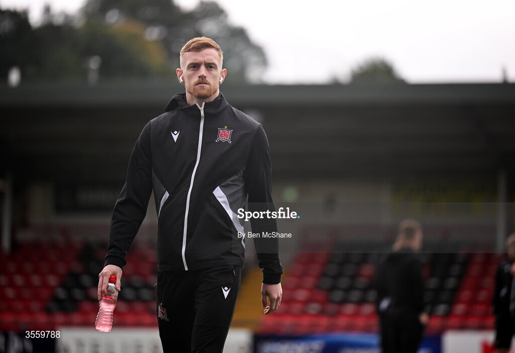 6 September 2026; Dundalk goalkeeper Enda Minogue before the Club Orange Men’s FAI Cup quarter-final match between Derry City and Dundalk at The Ryan McBride Brandywell Stadium in Derry. Photo by Ben McShane/Sportsfile