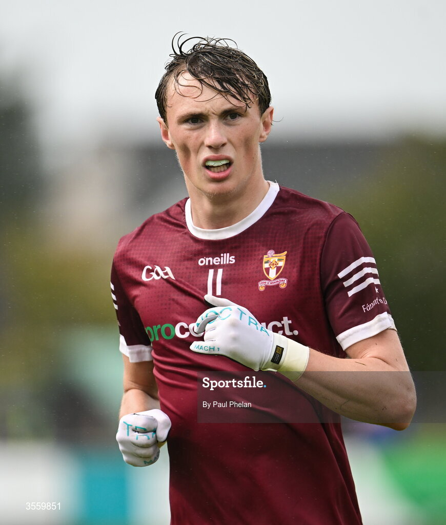 6 September 2026; Kobe McDonald of Crossmolina Deel Rovers during the Connacht Gold Senior Club Championship Group 3 match between Crossmolina Deel Rovers of Mayo and Mayo Gaels of Mayo at Charlestown Sarsfields GAA, Fr O'Hara Park, Charlestown in Mayo. Photo by Paul Phelan/Sportsfile