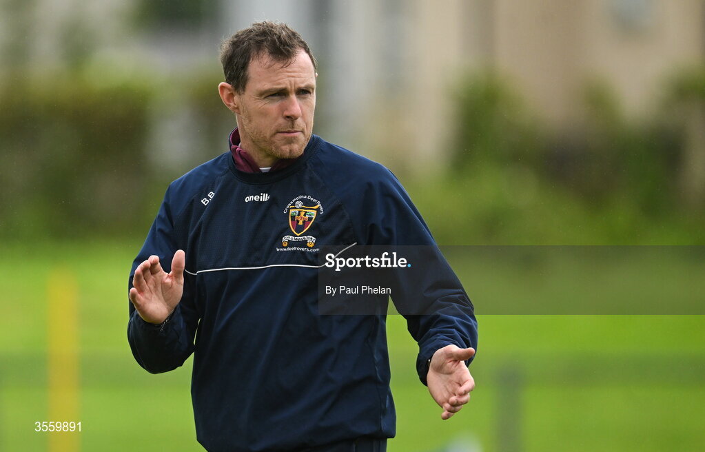 6 September 2026; Crossmolina Deel Rovers manager Brian Benson before the Connacht Gold Senior Club Championship Group 3 match between Crossmolina Deel Rovers of Mayo and Mayo Gaels of Mayo at Charlestown Sarsfields GAA, Fr O'Hara Park, Charlestown in Mayo. Photo by Paul Phelan/Sportsfile