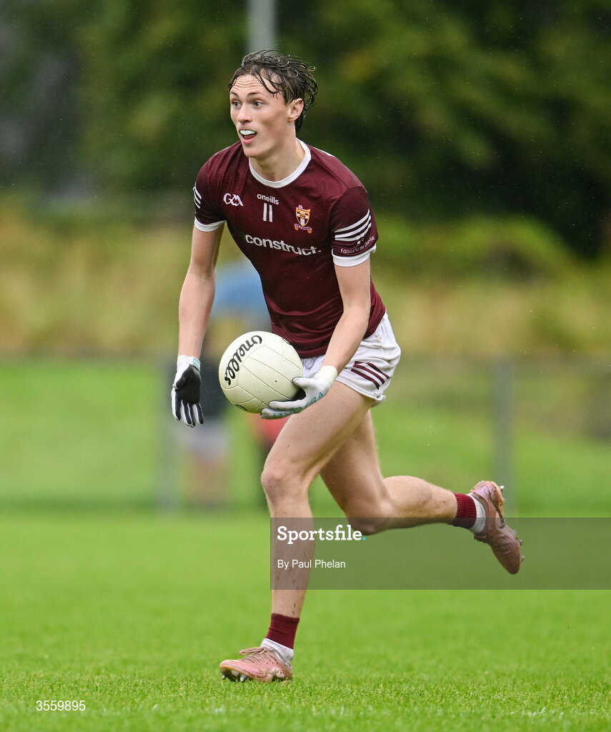 6 September 2026; Kobe McDonald of Crossmolina Deel Rovers during the Connacht Gold Senior Club Championship Group 3 match between Crossmolina Deel Rovers of Mayo and Mayo Gaels of Mayo at Charlestown Sarsfields GAA, Fr O'Hara Park, Charlestown in Mayo. Photo by Paul Phelan/Sportsfile