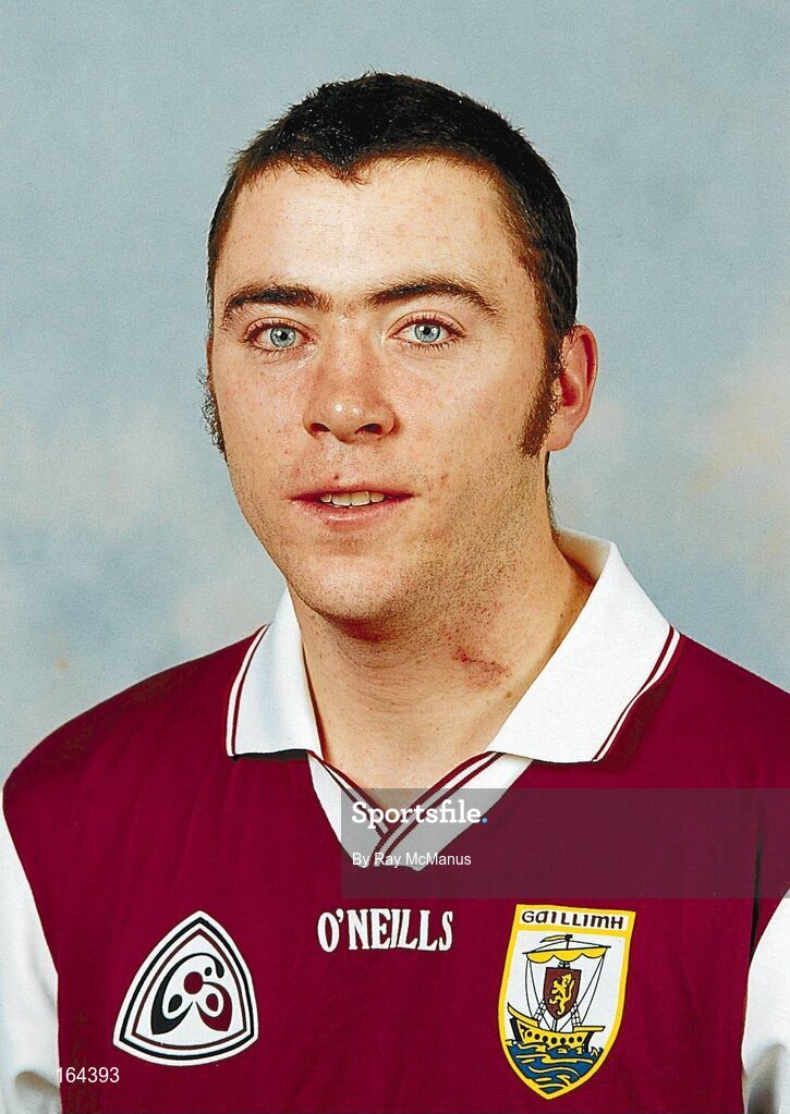 1 December 2001; Eugene Cloonan, Galway, Full-forward on the 2001 Allstar Hurling team. Picture credit; Ray McManus / SPORTSFILE