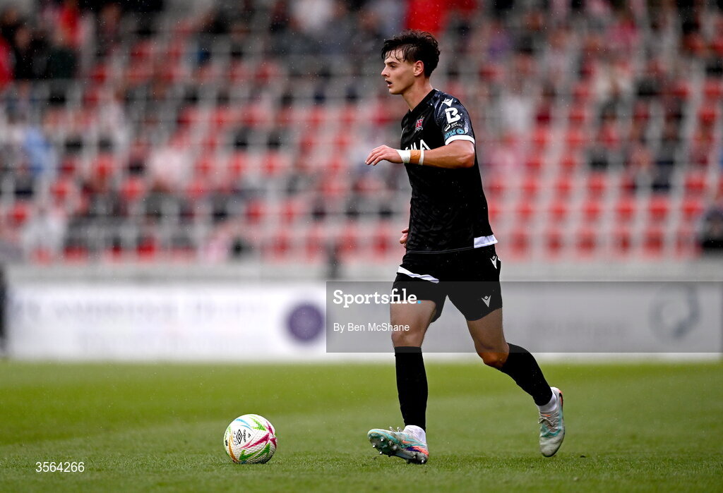 6 September 2026; Egor Vassenin of Dundalk during the Club Orange Men’s FAI Cup quarter-final match between Derry City and Dundalk at The Ryan McBride Brandywell Stadium in Derry. Photo by Ben McShane/Sportsfile
