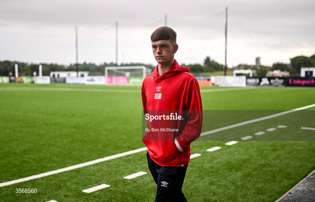 14 September 2026; Sam Rooney of St Patrick's Athletic before the SSE Airtricity Men’s Premier Division match between Dundalk and St Patrick's Athletic at Oriel Park in Dundalk, Louth. Photo by Ben McShane/Sportsfile