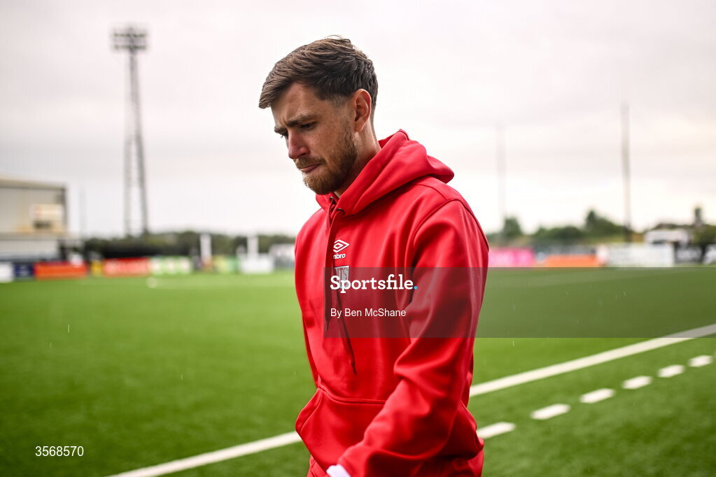 14 September 2026; Barry Baggley of St Patrick's Athletic before the SSE Airtricity Men’s Premier Division match between Dundalk and St Patrick's Athletic at Oriel Park in Dundalk, Louth. Photo by Ben McShane/Sportsfile