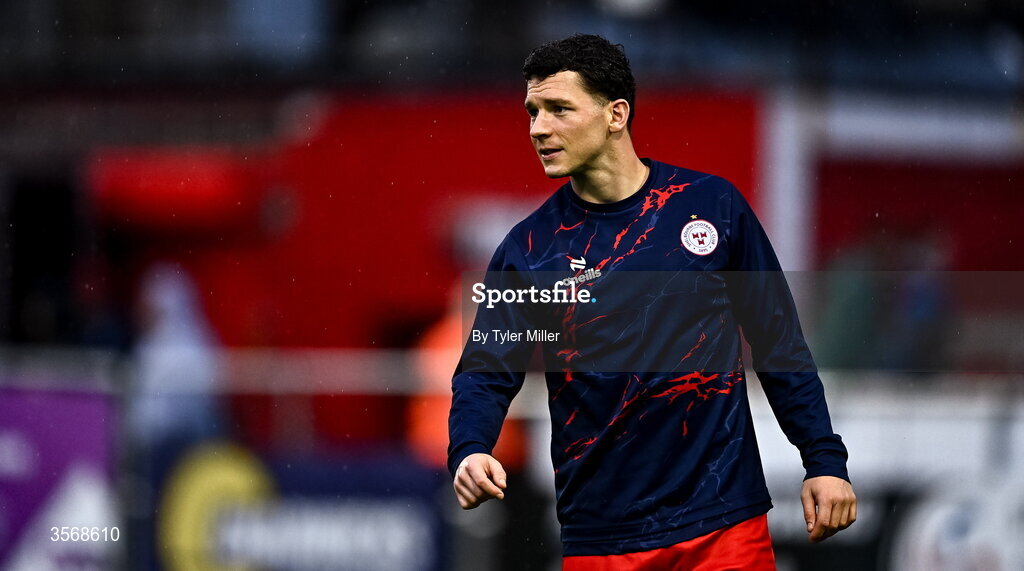 14 September 2026; Ali Coote of Shelbourne before the SSE Airtricity Men’s Premier Division match between Shelbourne and Drogheda United at Tolka Park in Dublin. Photo by Tyler Miller/Sportsfile
