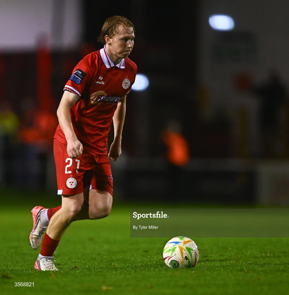14 September 2026; Jack Henry-Francis of Shelbourne during the SSE Airtricity Men’s Premier Division match between Shelbourne and Drogheda United at Tolka Park in Dublin. Photo by Tyler Miller/Sportsfile