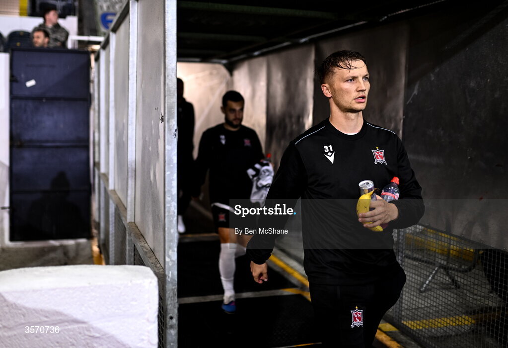 14 September 2026; John Ross Wilson of Dundalk before the SSE Airtricity Men’s Premier Division match between Dundalk and St Patrick's Athletic at Oriel Park in Dundalk, Louth. Photo by Ben McShane/Sportsfile