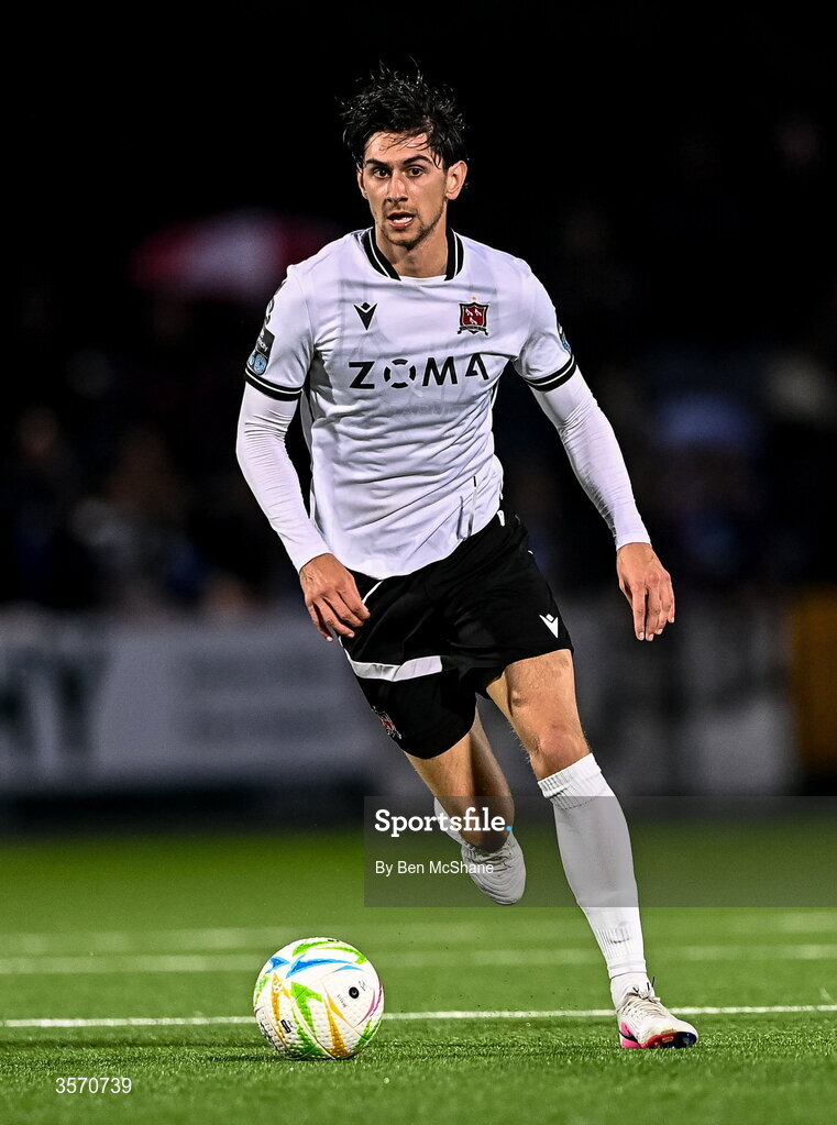 14 September 2026; Harry Groome of Dundalk during the SSE Airtricity Men’s Premier Division match between Dundalk and St Patrick's Athletic at Oriel Park in Dundalk, Louth. Photo by Ben McShane/Sportsfile