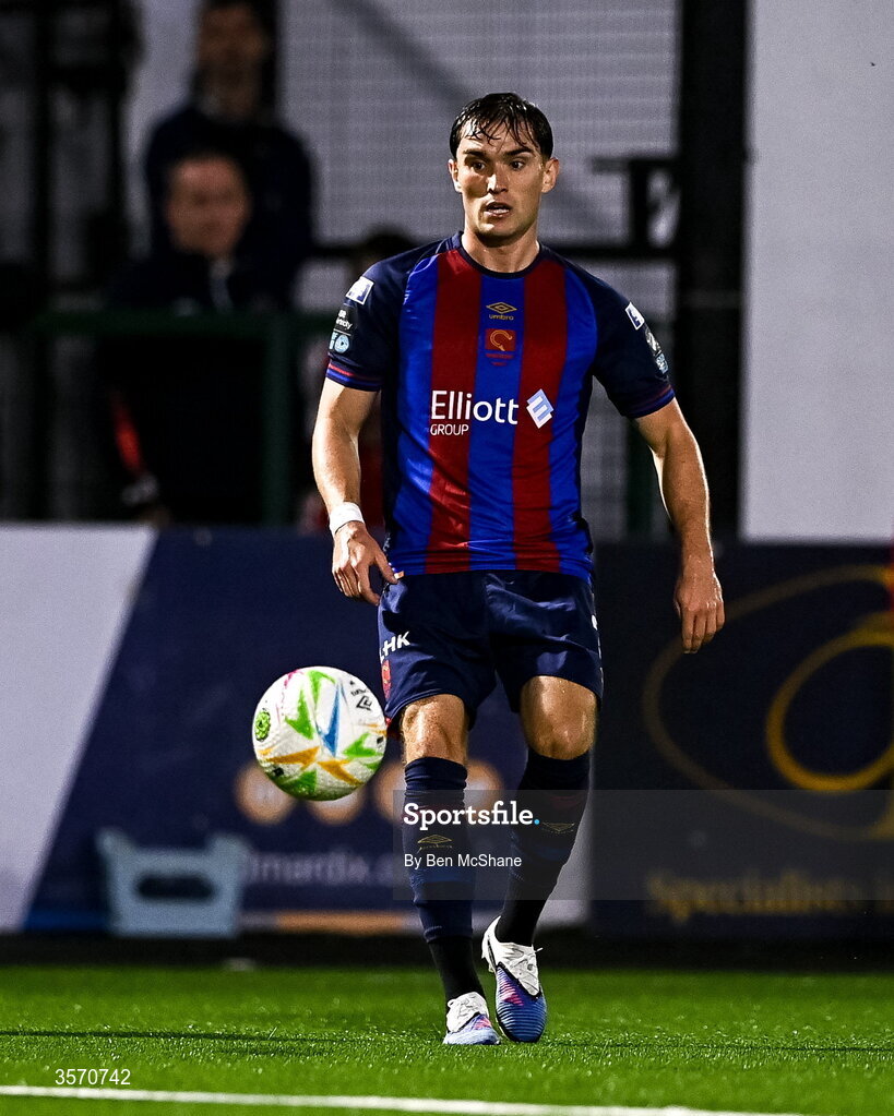 14 September 2026; Anto Breslin of St Patrick's Athletic during the SSE Airtricity Men’s Premier Division match between Dundalk and St Patrick's Athletic at Oriel Park in Dundalk, Louth. Photo by Ben McShane/Sportsfile