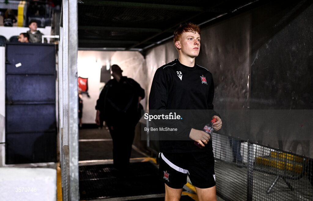 14 September 2026; Aaron Keogh of Dundalk before the SSE Airtricity Men’s Premier Division match between Dundalk and St Patrick's Athletic at Oriel Park in Dundalk, Louth. Photo by Ben McShane/Sportsfile