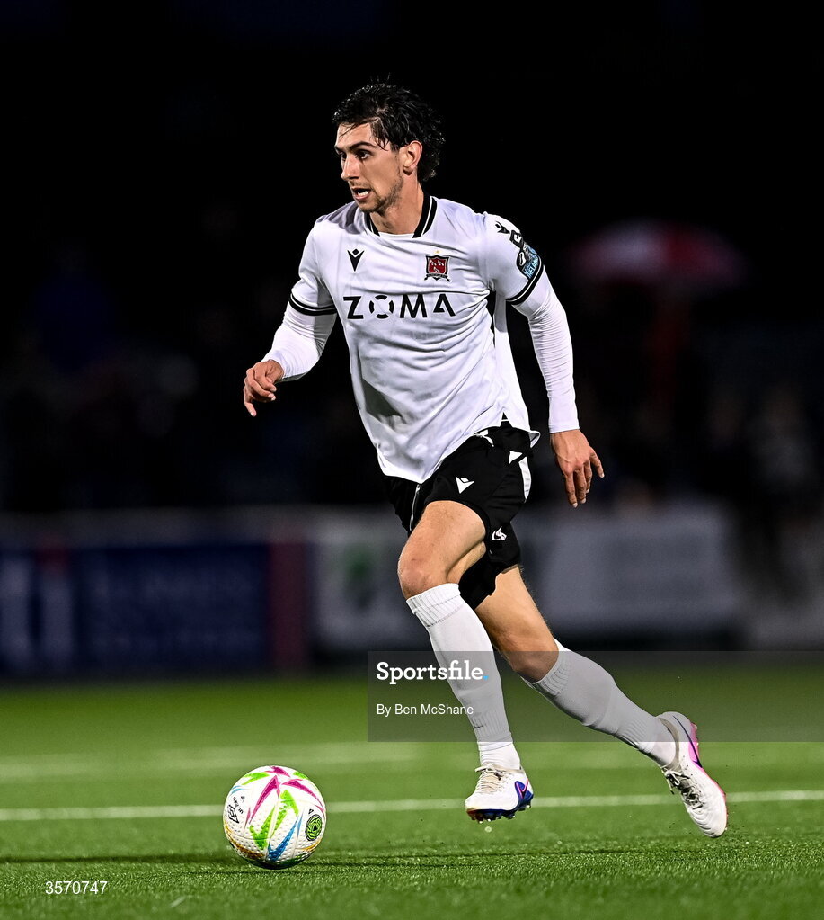 14 September 2026; Harry Groome of Dundalk during the SSE Airtricity Men’s Premier Division match between Dundalk and St Patrick's Athletic at Oriel Park in Dundalk, Louth. Photo by Ben McShane/Sportsfile
