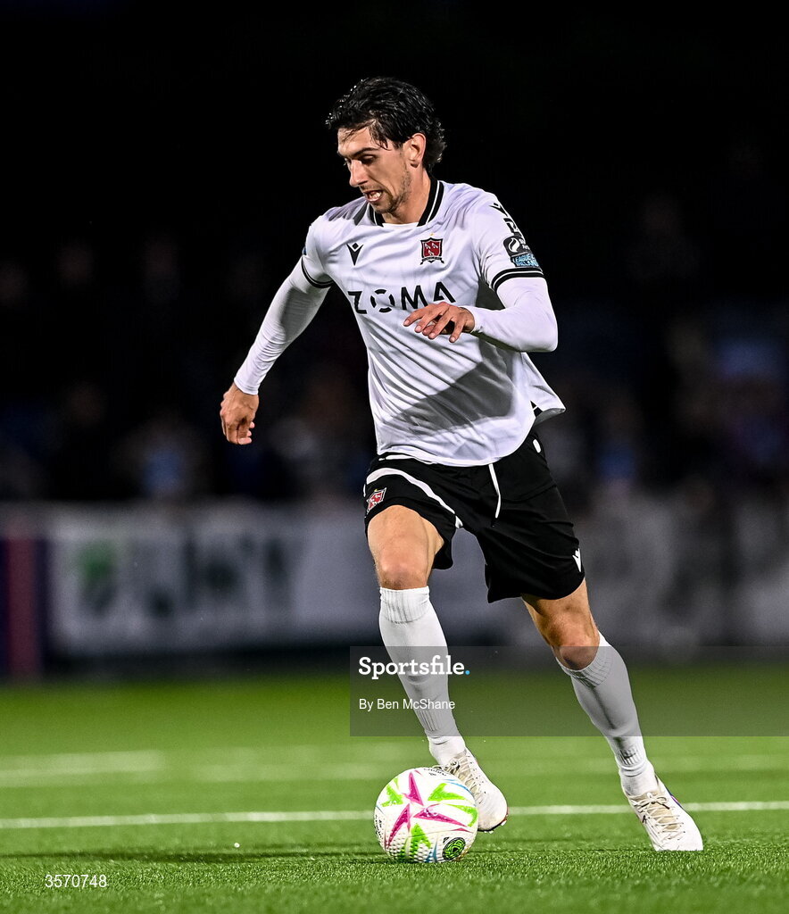 14 September 2026; Harry Groome of Dundalk during the SSE Airtricity Men’s Premier Division match between Dundalk and St Patrick's Athletic at Oriel Park in Dundalk, Louth. Photo by Ben McShane/Sportsfile