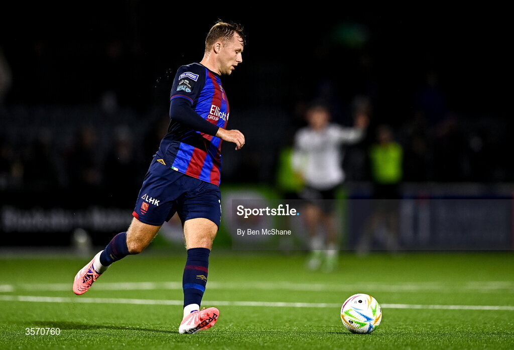 14 September 2026; Jamie Lennon of St Patrick's Athletic during the SSE Airtricity Men’s Premier Division match between Dundalk and St Patrick's Athletic at Oriel Park in Dundalk, Louth. Photo by Ben McShane/Sportsfile
