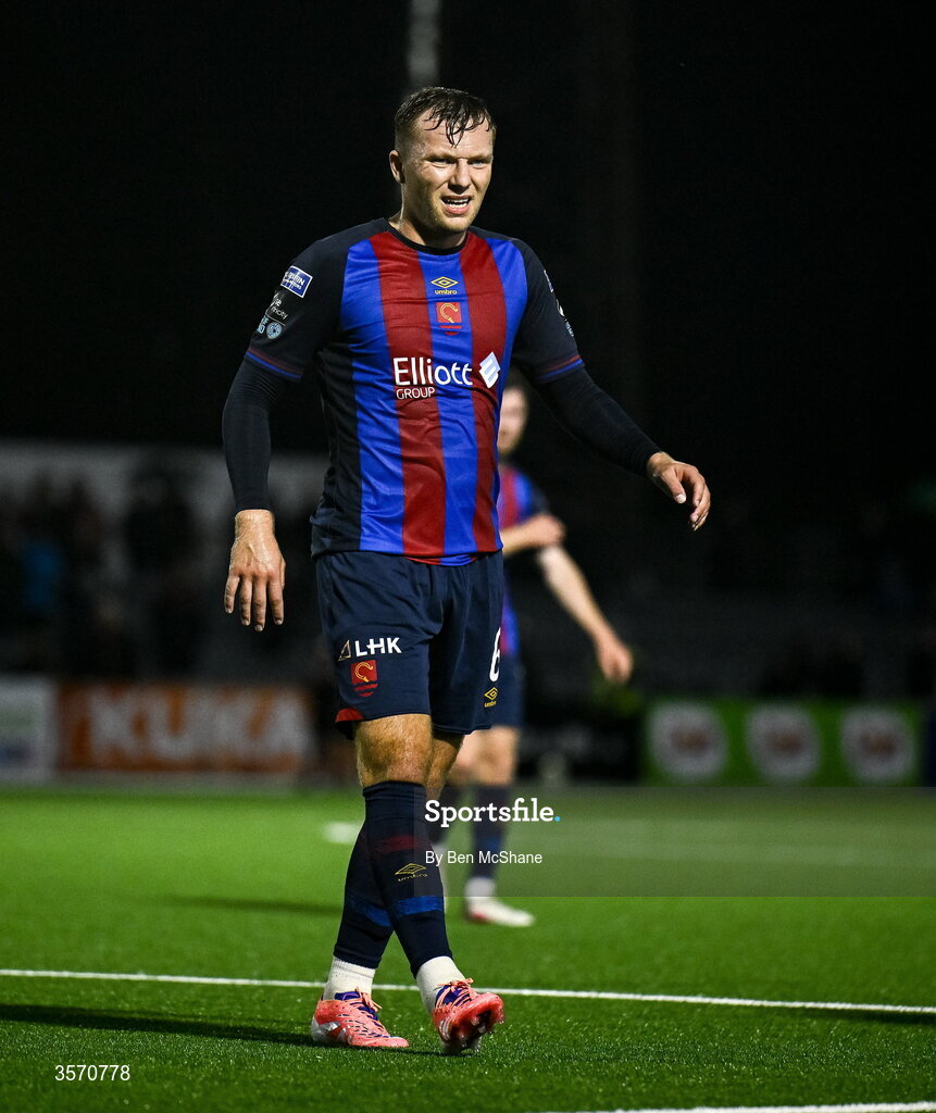 14 September 2026; Jamie Lennon of St Patrick's Athletic during the SSE Airtricity Men’s Premier Division match between Dundalk and St Patrick's Athletic at Oriel Park in Dundalk, Louth. Photo by Ben McShane/Sportsfile