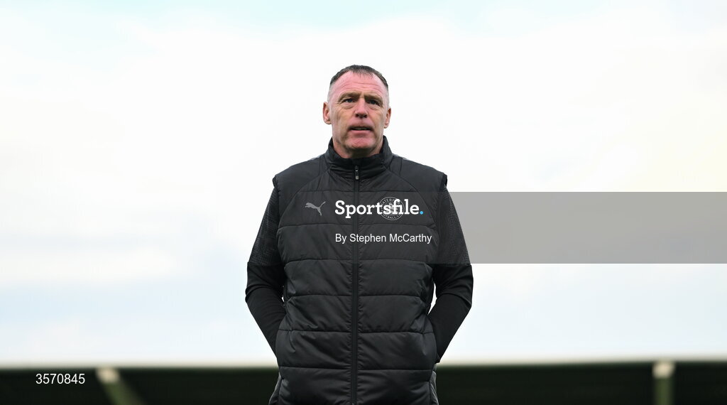 18 September 2026; Waterford first team head coach Graham Coughlan before the SSE Airtricity Men’s Premier Division match between Shamrock Rovers and Waterford at Tallaght Stadium in Dublin. Photo by Stephen McCarthy/Sportsfile
