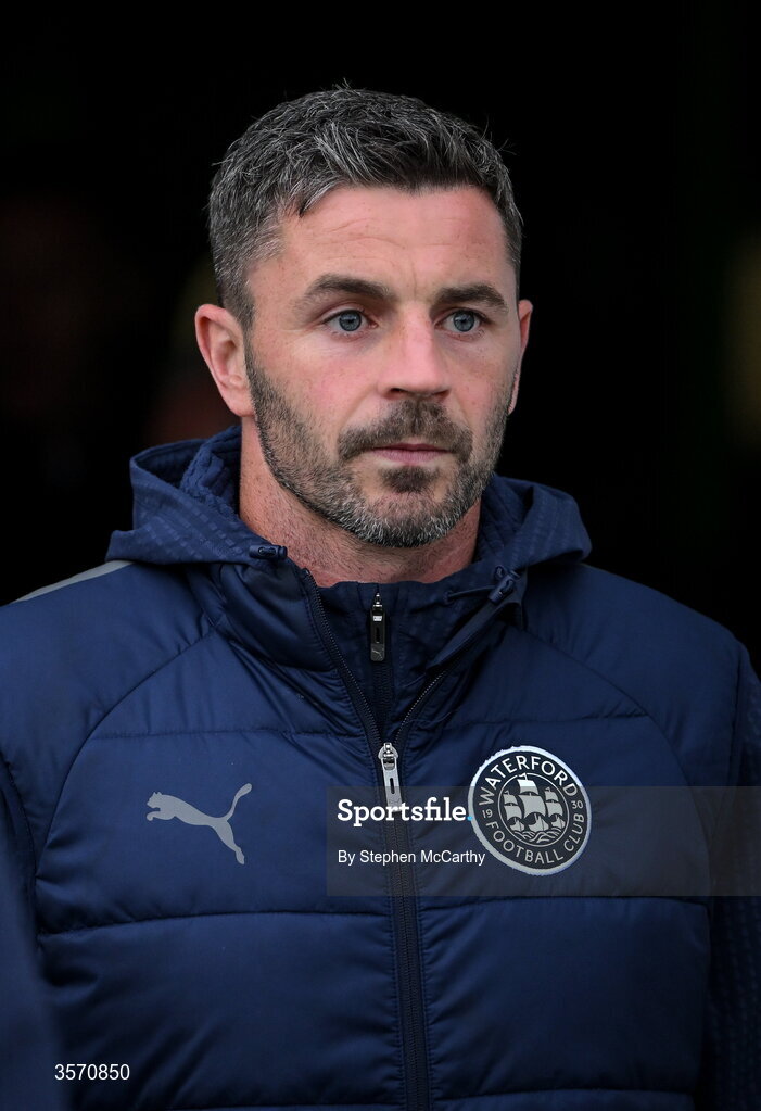18 September 2026; Padraig Amond of Waterford before the SSE Airtricity Men’s Premier Division match between Shamrock Rovers and Waterford at Tallaght Stadium in Dublin. Photo by Stephen McCarthy/Sportsfile