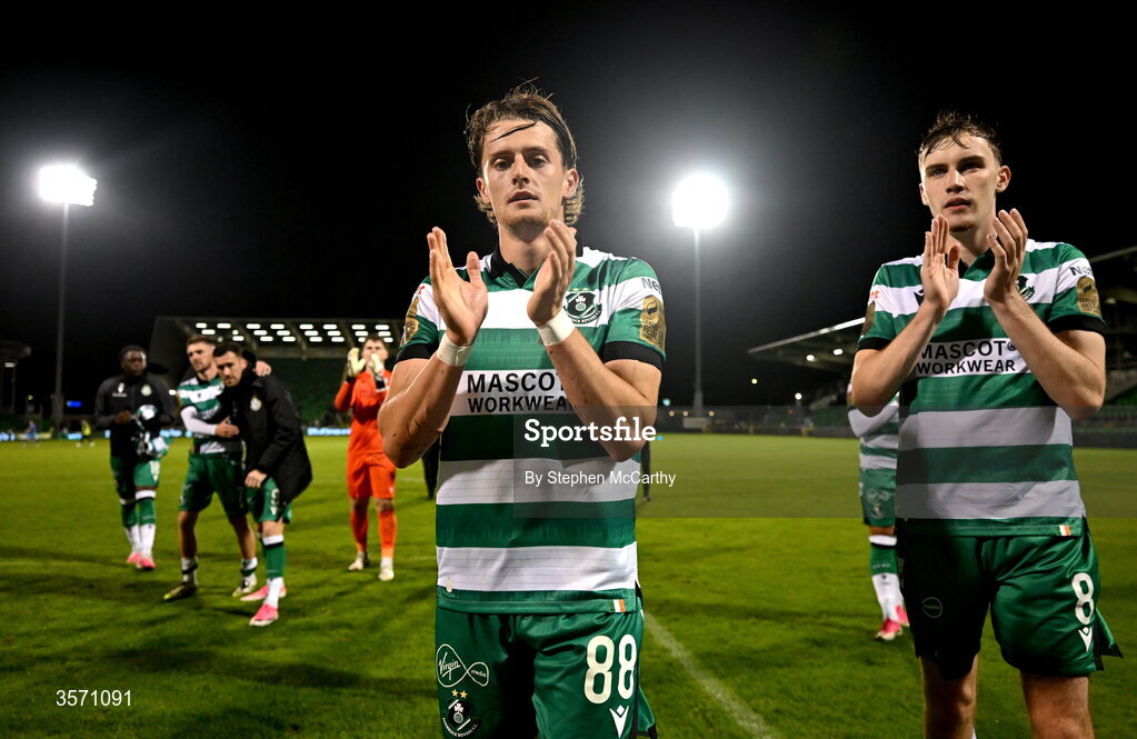 18 September 2026; John McGovern of Shamrock Rovers after the SSE Airtricity Men’s Premier Division match between Shamrock Rovers and Waterford at Tallaght Stadium in Dublin. Photo by Stephen McCarthy/Sportsfile