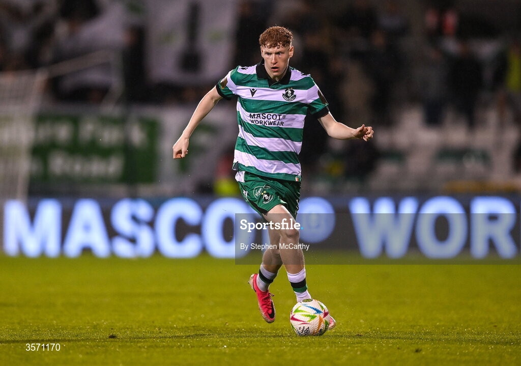 18 September 2026; Adam Brennan of Shamrock Rovers during the SSE Airtricity Men’s Premier Division match between Shamrock Rovers and Waterford at Tallaght Stadium in Dublin. Photo by Stephen McCarthy/Sportsfile