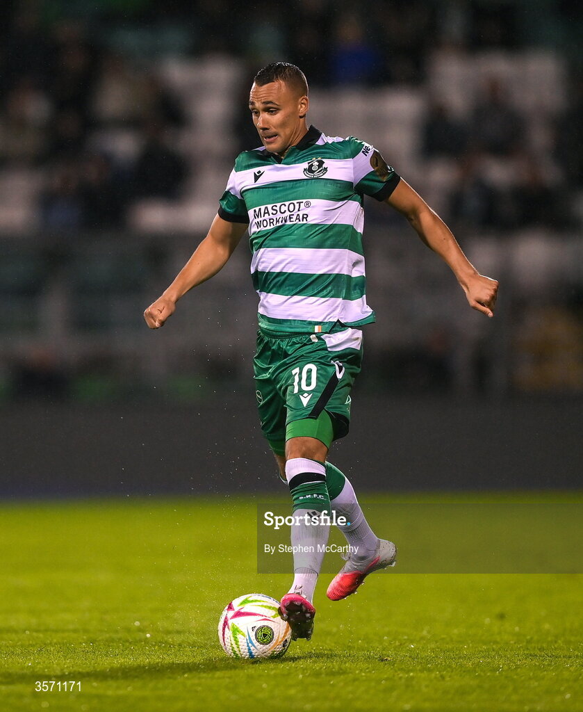 18 September 2026; Graham Burke of Shamrock Rovers during the SSE Airtricity Men’s Premier Division match between Shamrock Rovers and Waterford at Tallaght Stadium in Dublin. Photo by Stephen McCarthy/Sportsfile