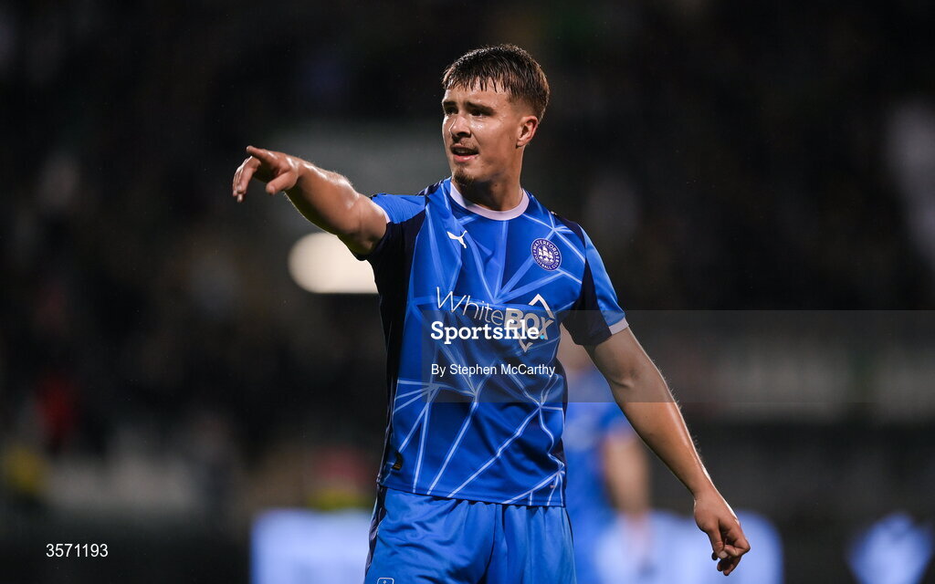 18 September 2026; Tommy Lonergan of Waterford during the SSE Airtricity Men’s Premier Division match between Shamrock Rovers and Waterford at Tallaght Stadium in Dublin. Photo by Stephen McCarthy/Sportsfile