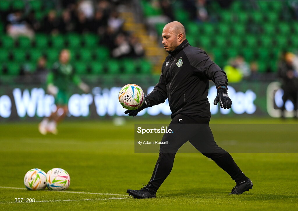 18 September 2026; Shamrock Rovers goalkeeping coach Jose Ferrer during the SSE Airtricity Men’s Premier Division match between Shamrock Rovers and Waterford at Tallaght Stadium in Dublin. Photo by Adam Russell/Sportsfile