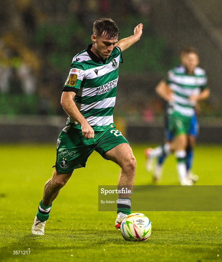 18 September 2026; Jack Byrne of Shamrock Rovers during the SSE Airtricity Men’s Premier Division match between Shamrock Rovers and Waterford at Tallaght Stadium in Dublin. Photo by Adam Russell/Sportsfile