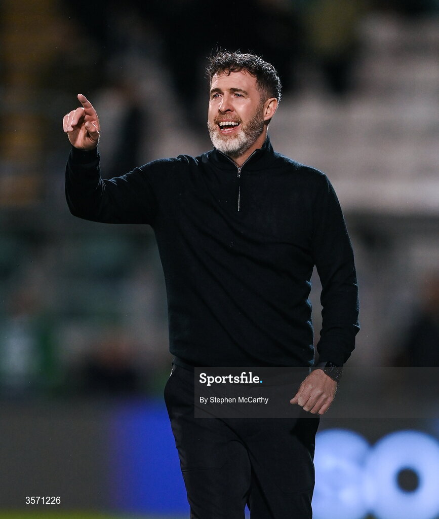 18 September 2026; Shamrock Rovers manager Stephen Bradley during the SSE Airtricity Men’s Premier Division match between Shamrock Rovers and Waterford at Tallaght Stadium in Dublin. Photo by Stephen McCarthy/Sportsfile