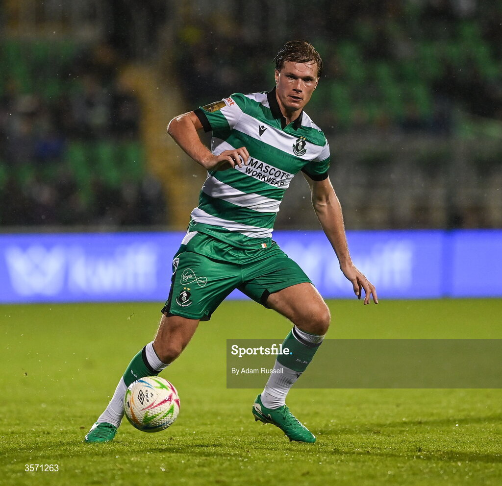18 September 2026; Daniel Cleary of Shamrock Rovers during the SSE Airtricity Men’s Premier Division match between Shamrock Rovers and Waterford at Tallaght Stadium in Dublin. Photo by Adam Russell/Sportsfile