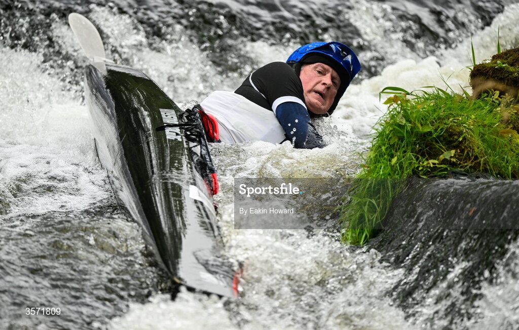 19 September 2026; Brendan Sheahan of Thomastown Paddlers competes in the K1 A +49 event during the 65th International Liffey Descent at The K Club in Straffan, Kildare. Photo by Eakin Howard/Sportsfile