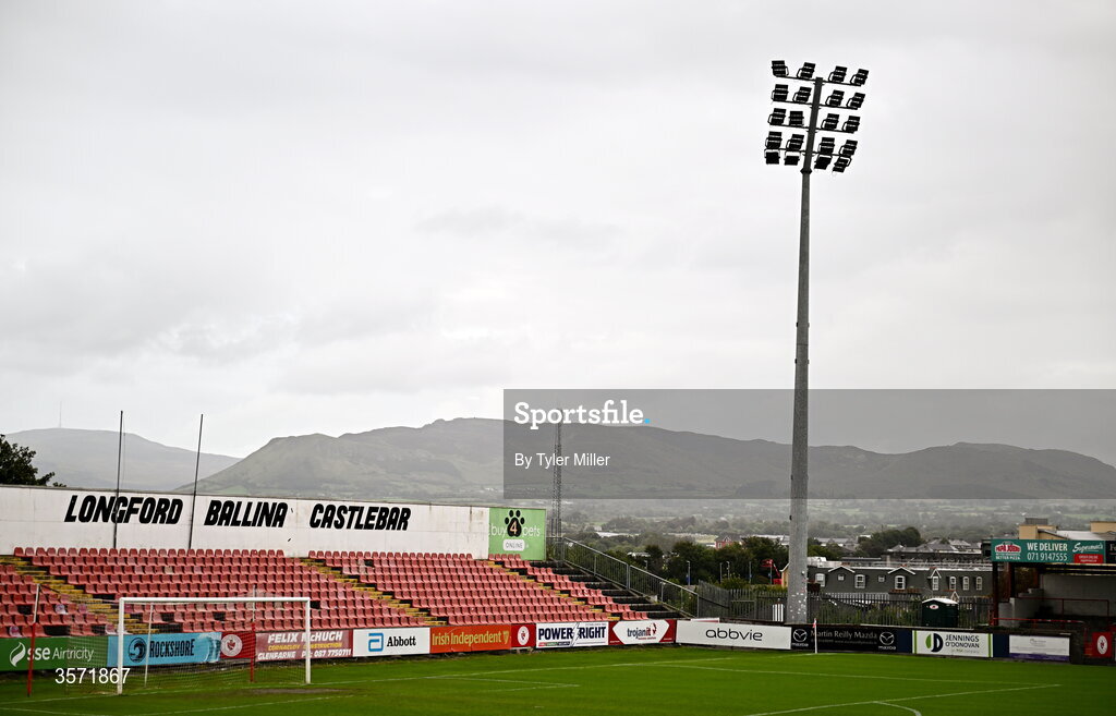 19 September 2026; A general view before the SSE Airtricity Men’s Premier Division match between Sligo Rovers and St Patrick's Athletic at The Showgrounds in Sligo. Photo by Tyler Miller/Sportsfile