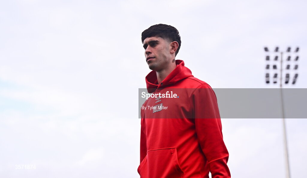 19 September 2026; Sean McHale of St Patrick's Athletic before the SSE Airtricity Men’s Premier Division match between Sligo Rovers and St Patrick's Athletic at The Showgrounds in Sligo. Photo by Tyler Miller/Sportsfile