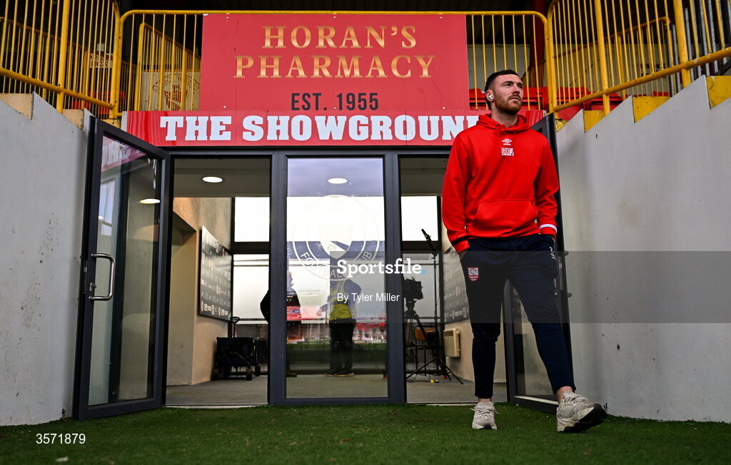 19 September 2026; Ryan Edmondson of St Patrick's Athletic before the SSE Airtricity Men’s Premier Division match between Sligo Rovers and St Patrick's Athletic at The Showgrounds in Sligo. Photo by Tyler Miller/Sportsfile
