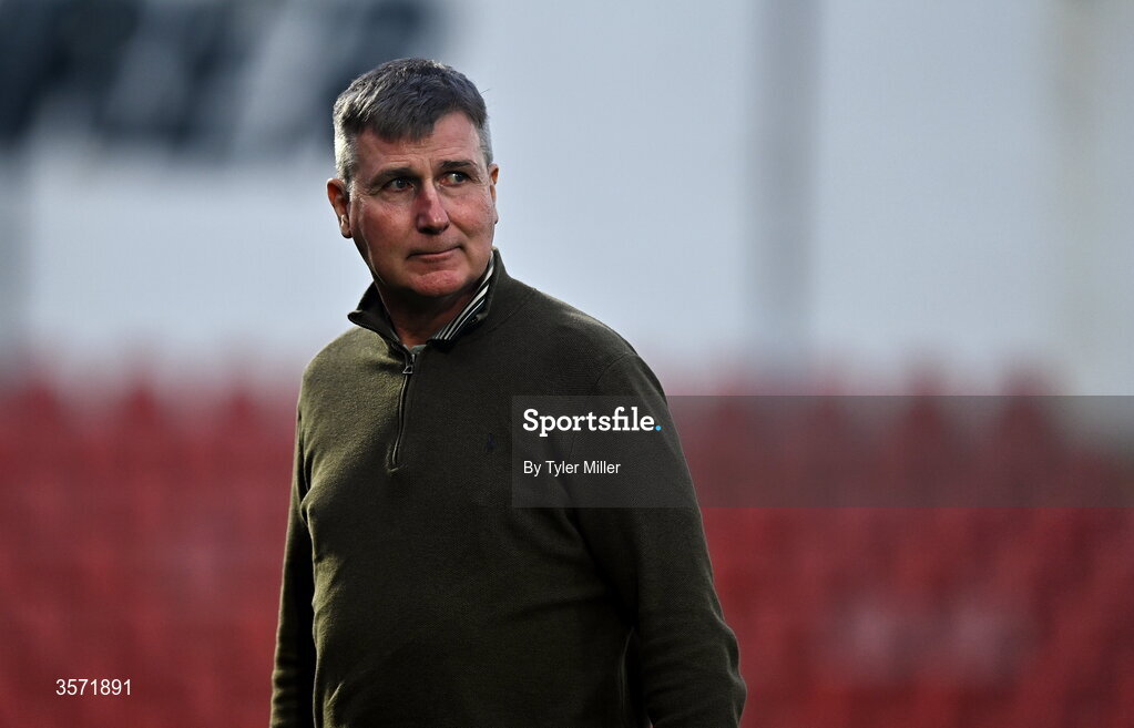 19 September 2026; St Patrick's Athletic manager Stephen Kenny before the SSE Airtricity Men’s Premier Division match between Sligo Rovers and St Patrick's Athletic at The Showgrounds in Sligo. Photo by Tyler Miller/Sportsfile
